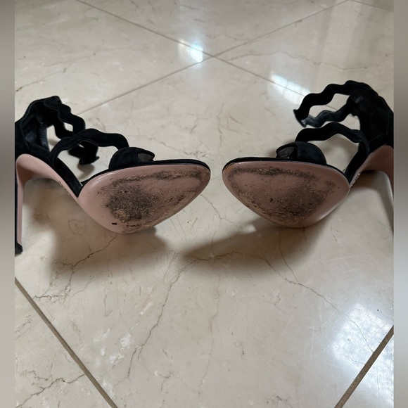 Prada suede sandal black size 40 - Picture 4 of 4